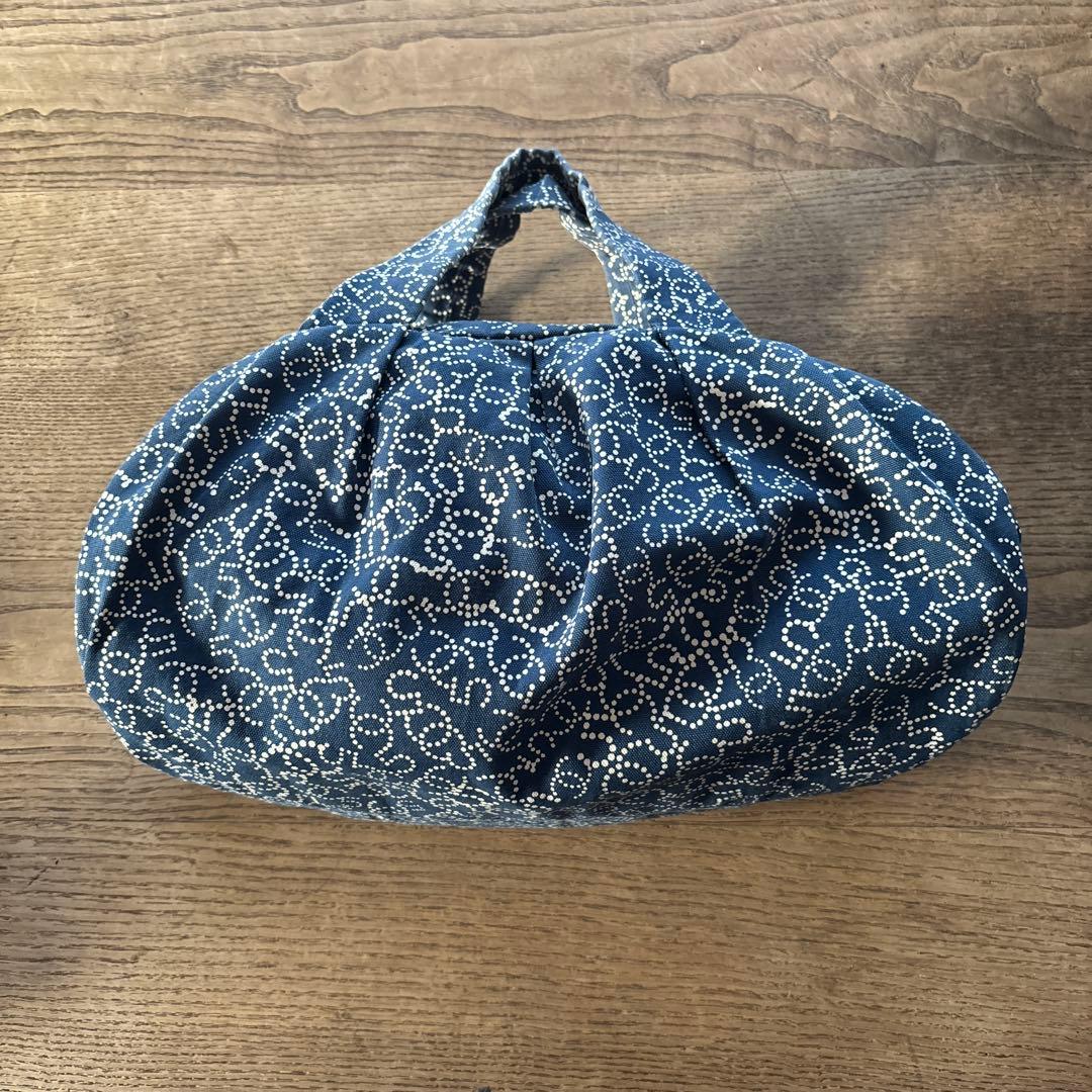 CHANEL 布ボストンバッグ