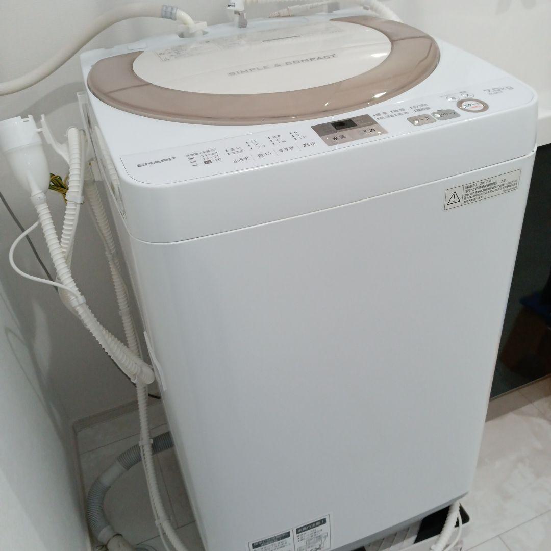 SHARP 縦型洗濯機 7.0kg　送料込み
