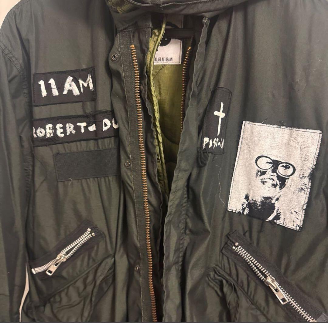 ブ*ン様 一点物 HELSINKI ANTIKLAFT AUTOBAHN モッズ