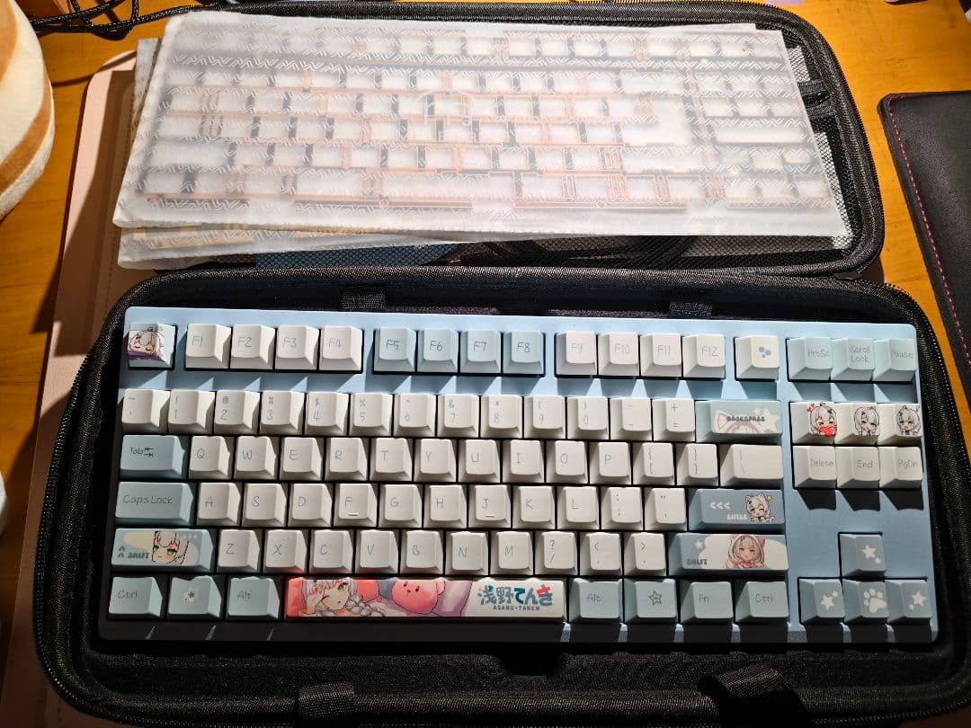 Meletrix ZOOM TKL 試打のみ PVD＋内部配重 真鍮PC FR4
