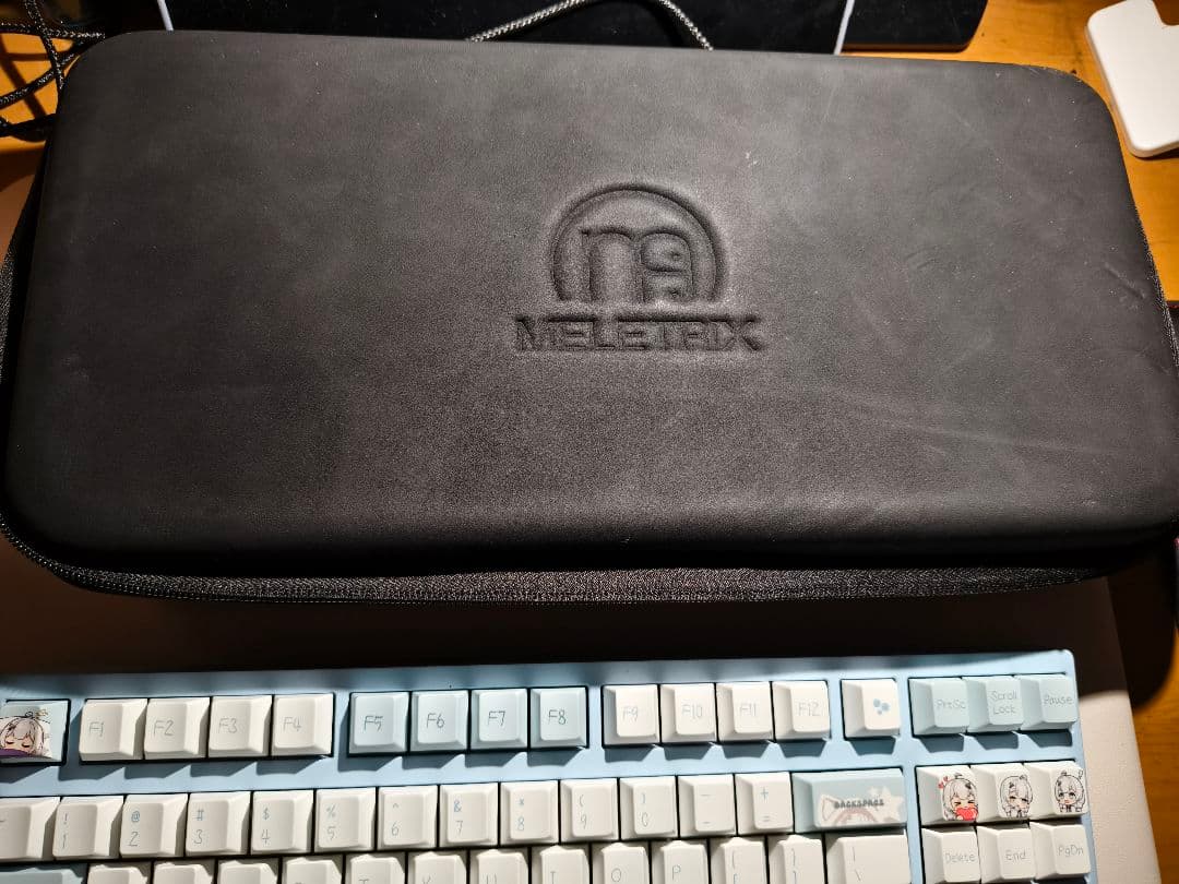 Meletrix ZOOM TKL 試打のみ PVD＋内部配重 真鍮PC FR4