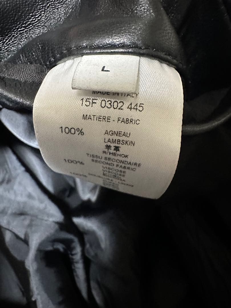 ジバンシー　レザー切り替え　パーカー　ジャケット