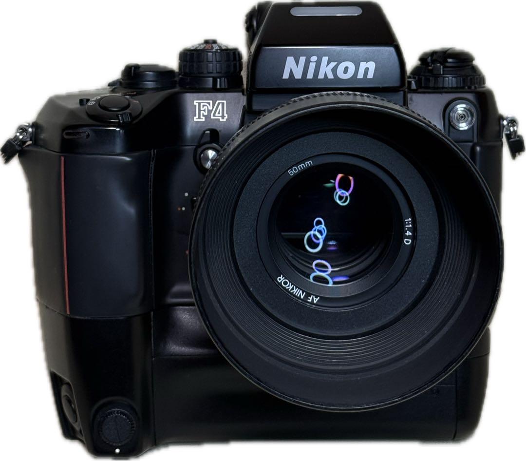 フィルムカメラ Nikon F4E+MF-23+AF NIKKOR 50mm 1:1.4D