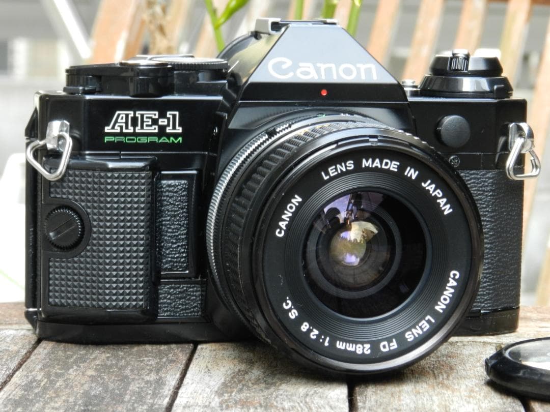 極美品 Canon AE-1 Program カメラ FD 28 2.8 レンズ