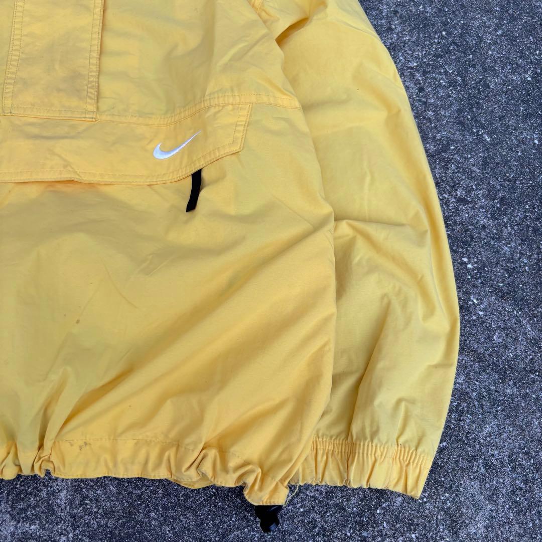 90s NIKE アノラックパーカー 銀タグ tech メッシュ パッカブル