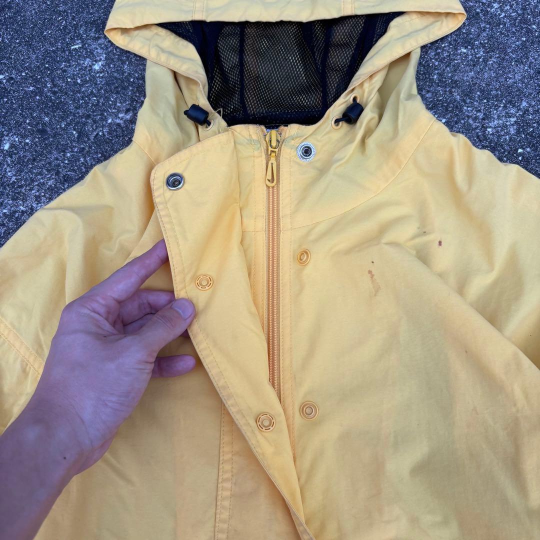 90s NIKE アノラックパーカー 銀タグ tech メッシュ パッカブル