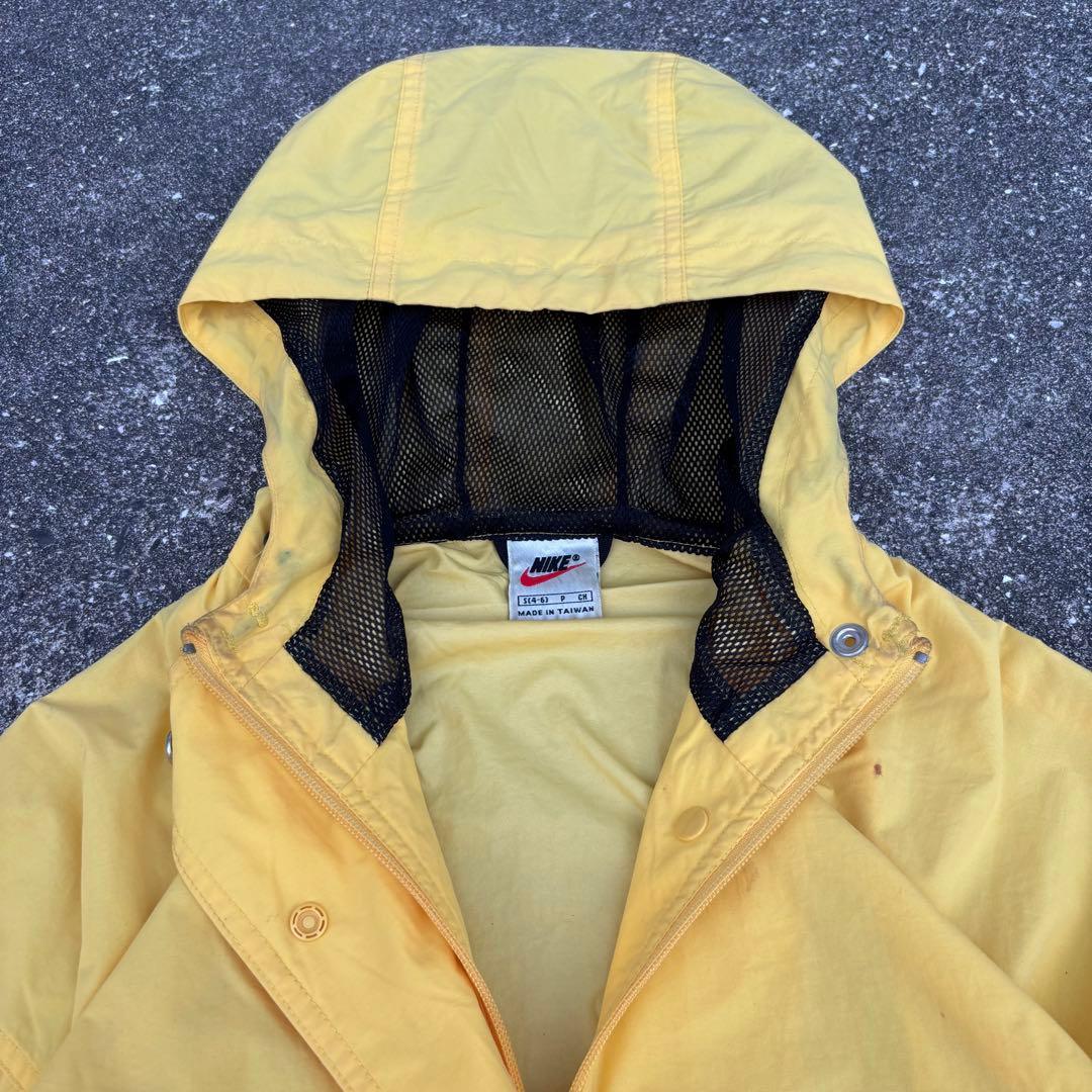 90s NIKE アノラックパーカー 銀タグ tech メッシュ パッカブル