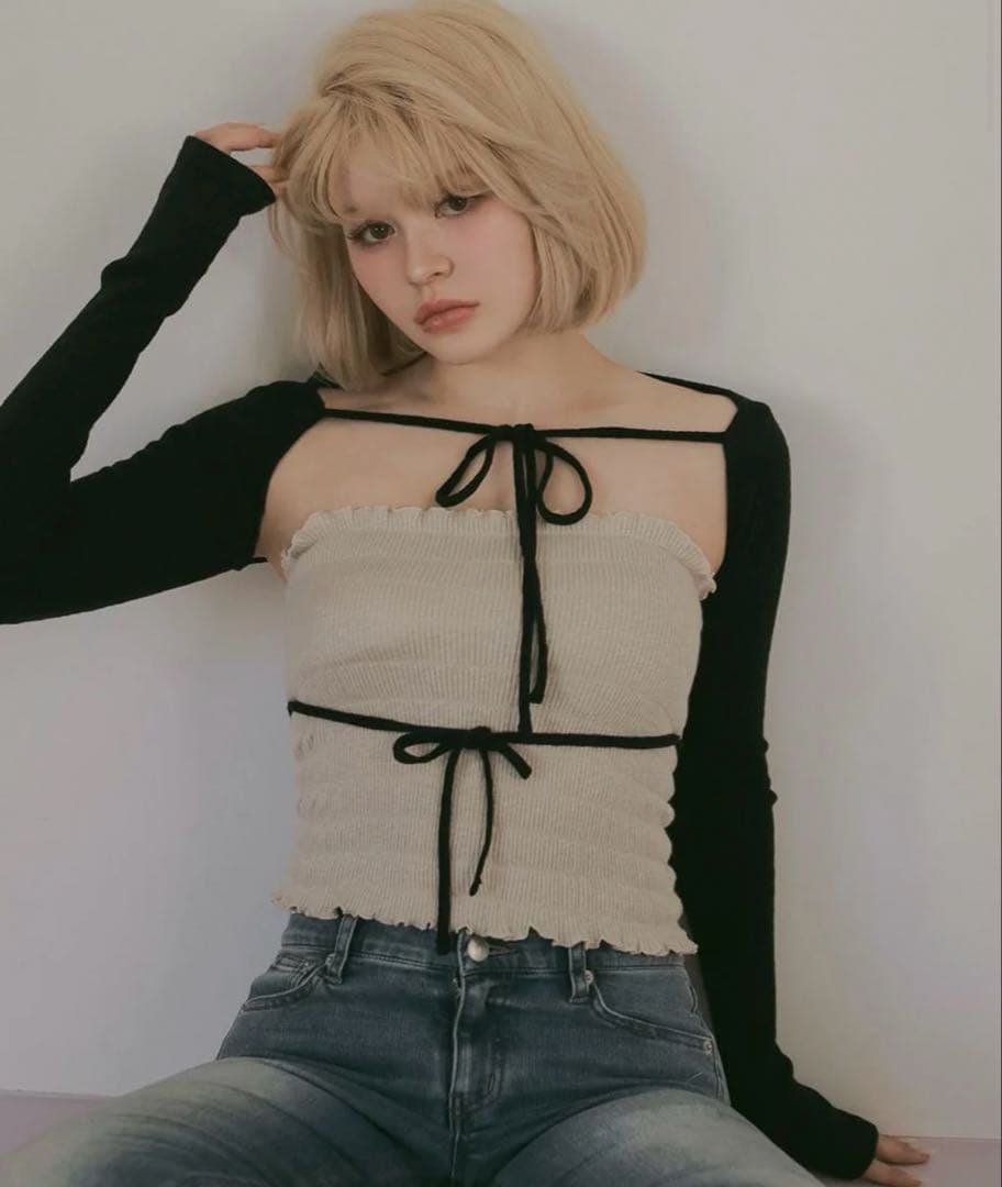 アンドマリー am1169 andmary Mei shirring tops