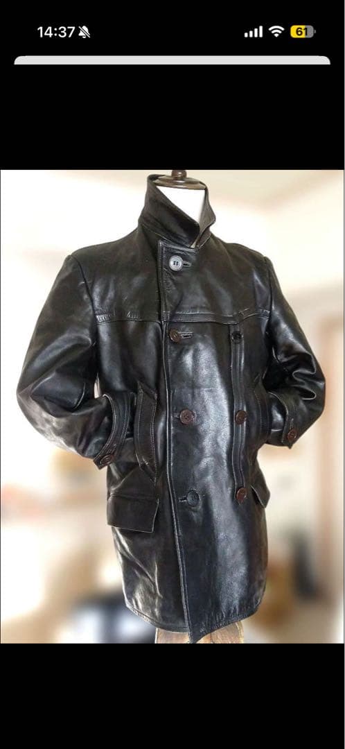 80s Vintage ドイツ製 コルビジェジャケット レザージャケット