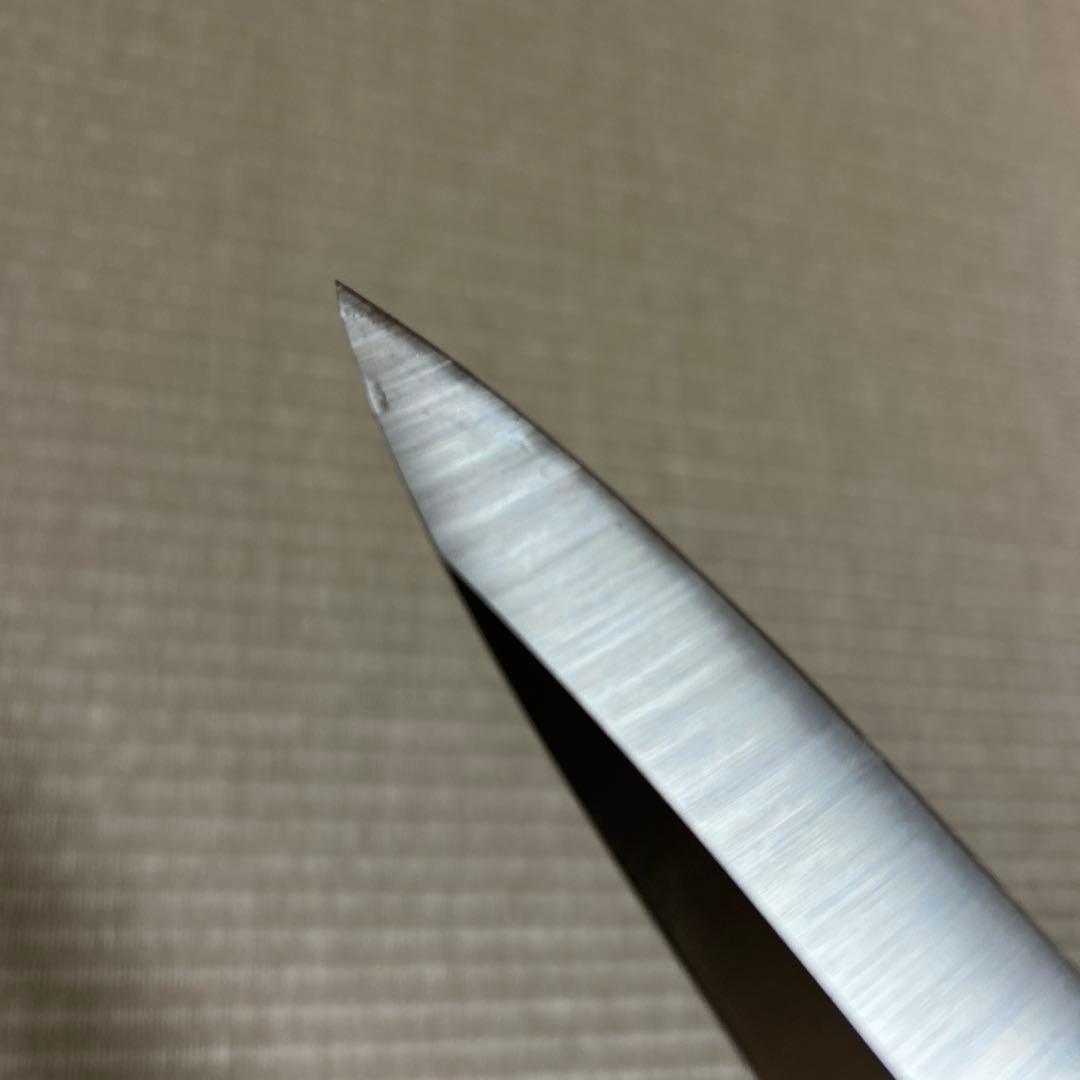 尺　柳刃包丁　和包丁　V金10号　本焼　マーブル水牛　黒檀八角柄