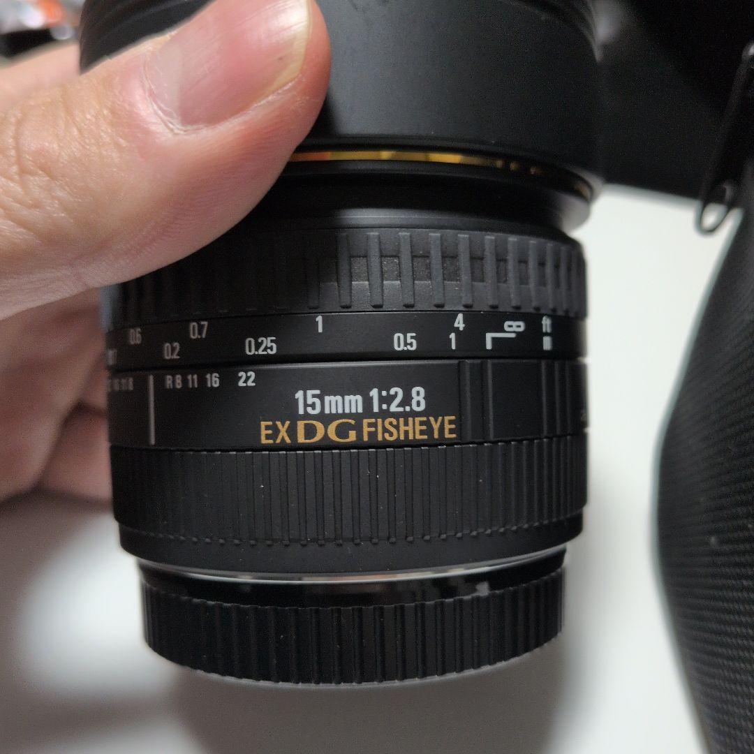 SIGMA 15mm F2.8 EX DG FISHEYE レンズ