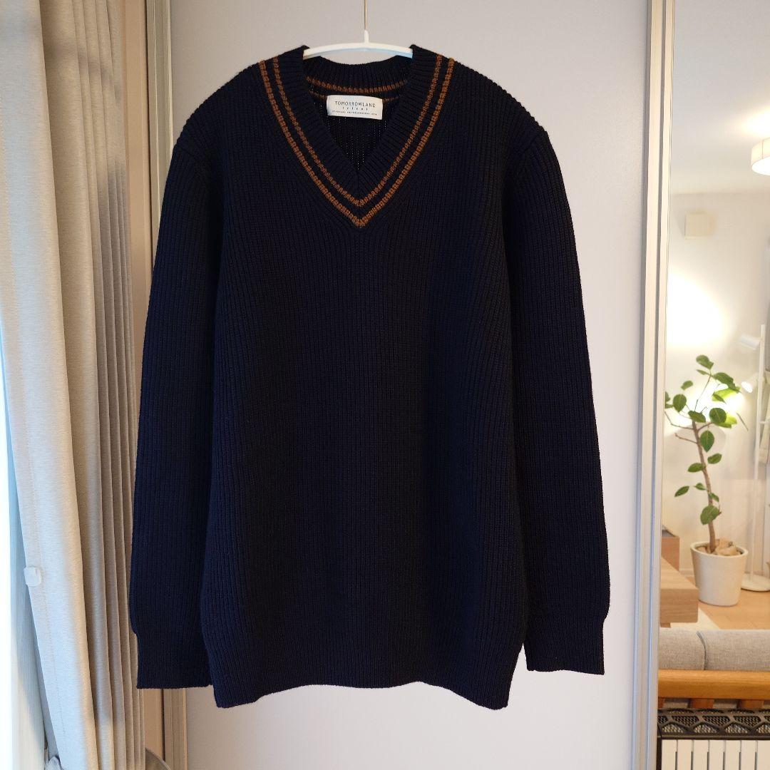 TOMORROWLAND　ウールニット　Ｖ字ネック