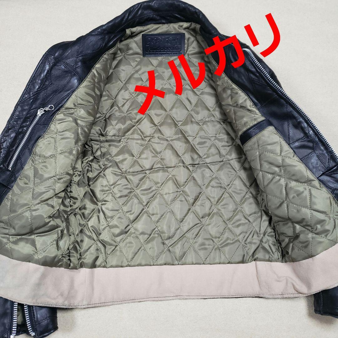 フウドブレイン fuudobrain ツギハギ レザー ライダース ジャケット