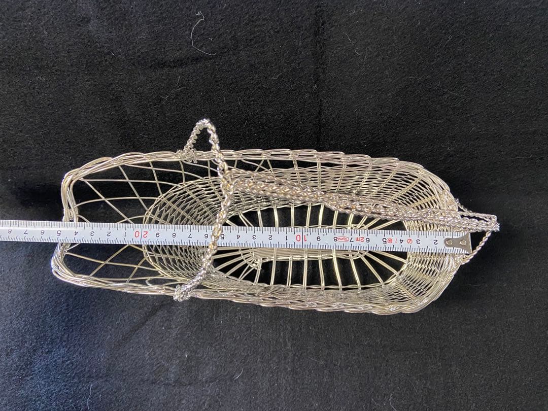 【美品】 ワインバスケット ワインパニエ シルバーパニエ ソムリエ