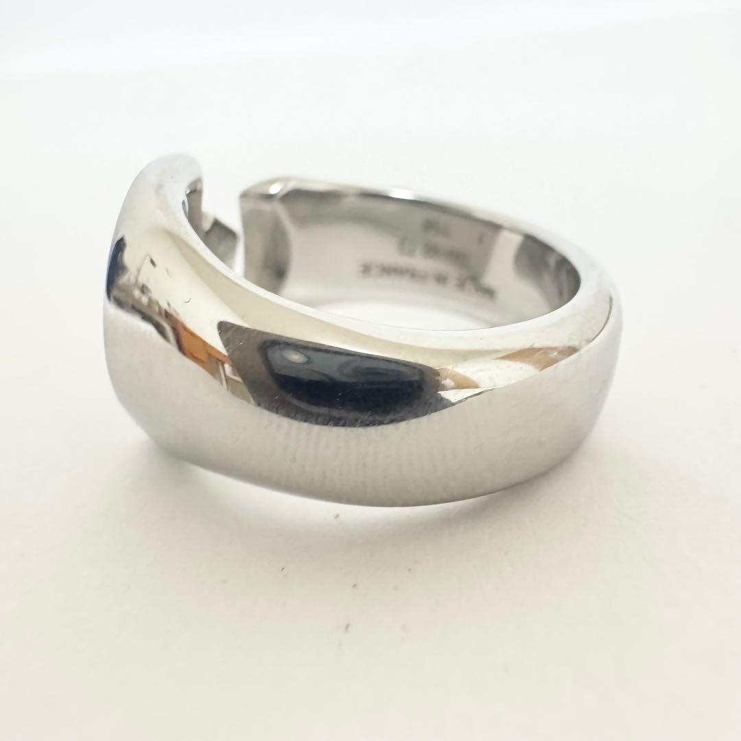 【美品】エルメス HERMES カルーゼル リング シルバー ブラック