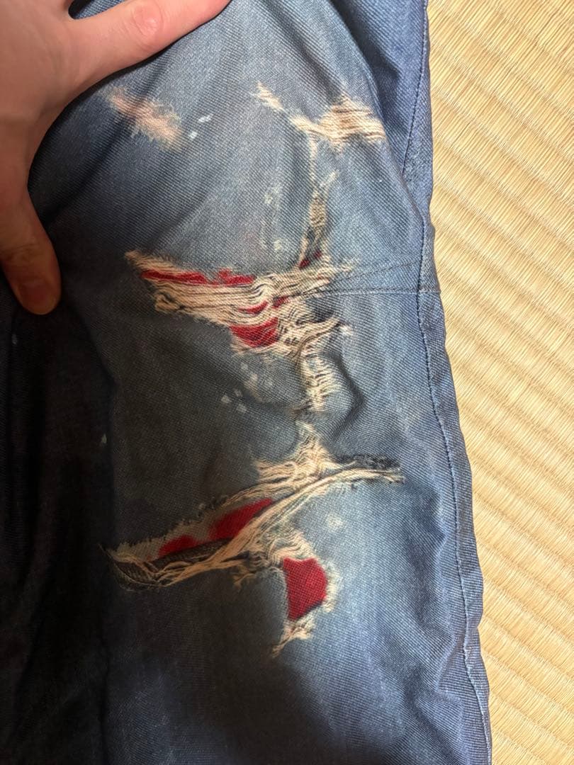 686 55 diesel コラボ　M ダメージ加工　スノーボード　パンツ