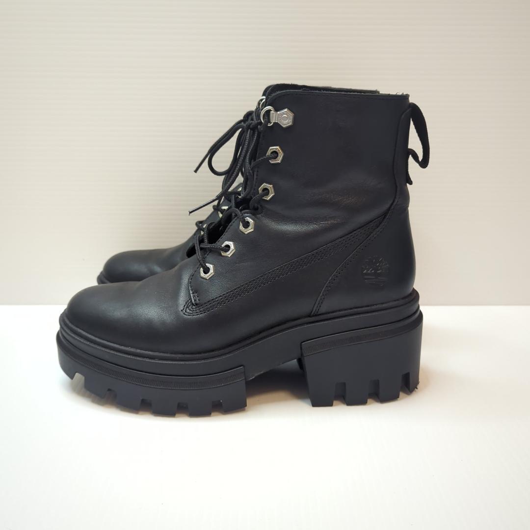 Timberland ティンバーランド エヴァーリー 厚底ブーツ 24cm 黒