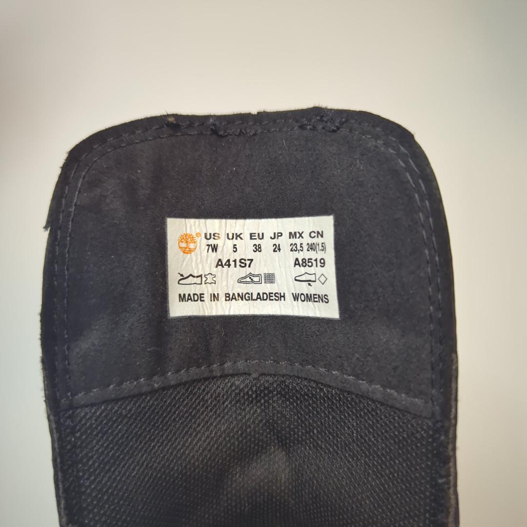 Timberland ティンバーランド エヴァーリー 厚底ブーツ 24cm 黒