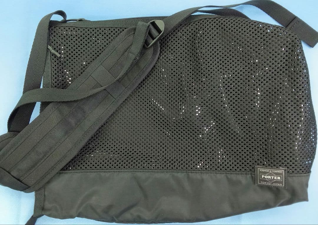 PORTER SCREEN FRONT SACK（S）ブラック