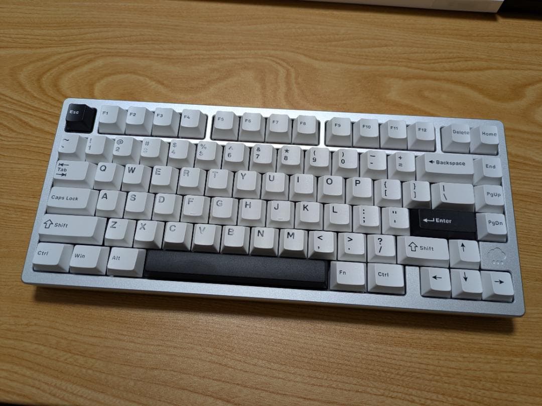 【ほぼ未使用】WOBKEY Rainy 75 Lite Silver US配列