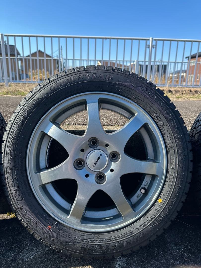 14インチ SUWホイール Goodyearスタッドレスタイヤセット