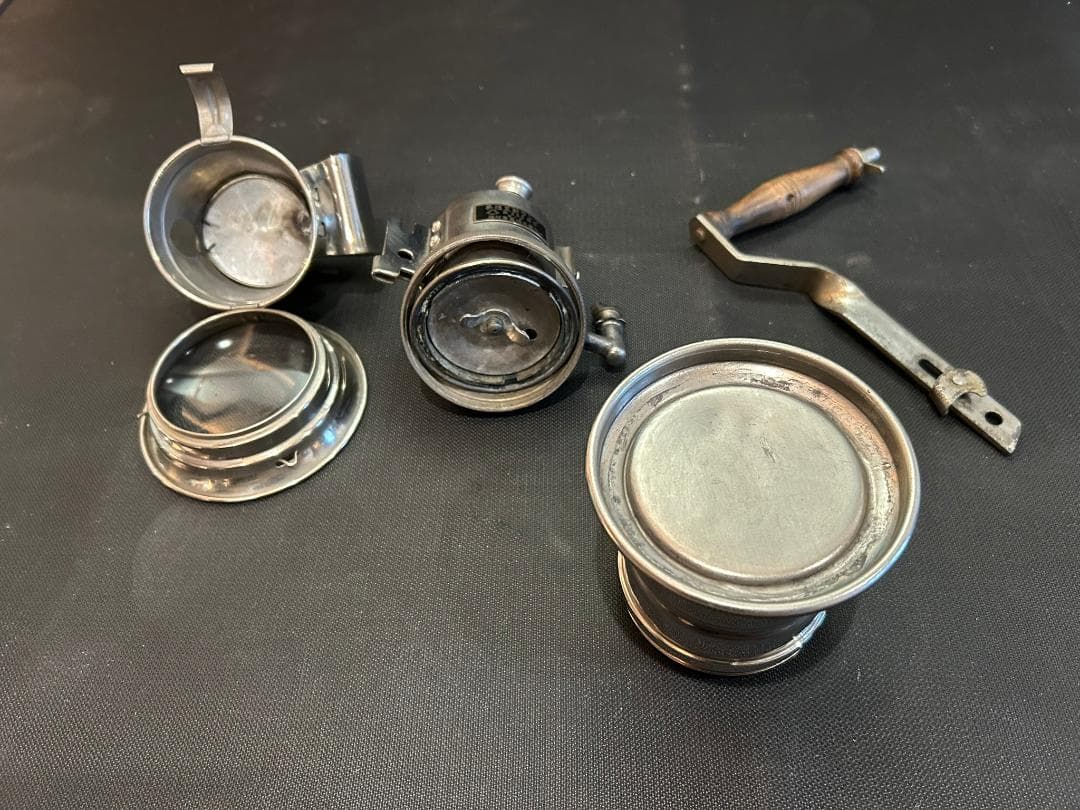 カーバイトランプ実機 磯村産業 第256号型 手提瓦斯ランプ みつびし