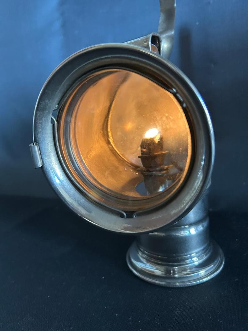 カーバイトランプ実機 磯村産業 第256号型 手提瓦斯ランプ みつびし