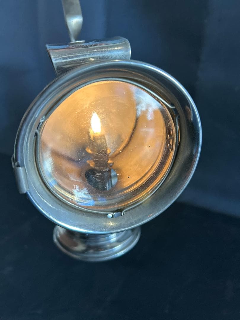 カーバイトランプ実機 磯村産業 第256号型 手提瓦斯ランプ みつびし