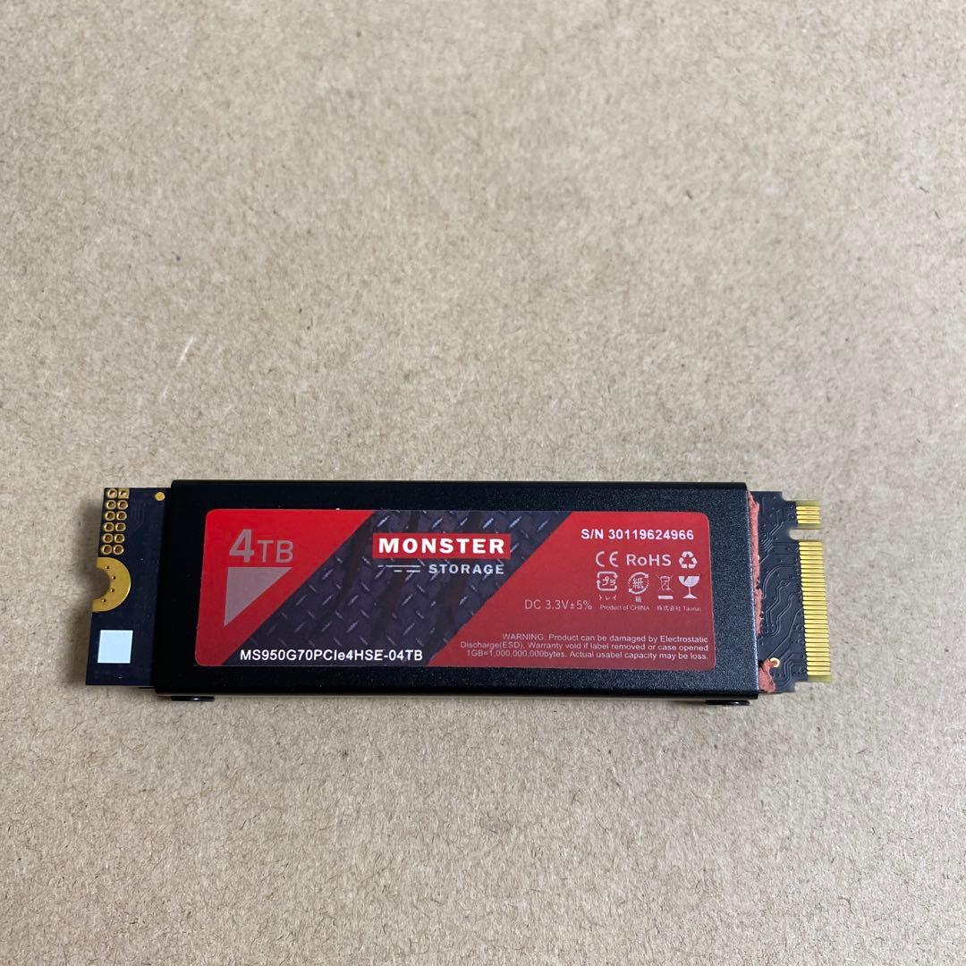 内蔵型SSD MONSTER MS950 SSD 4TB