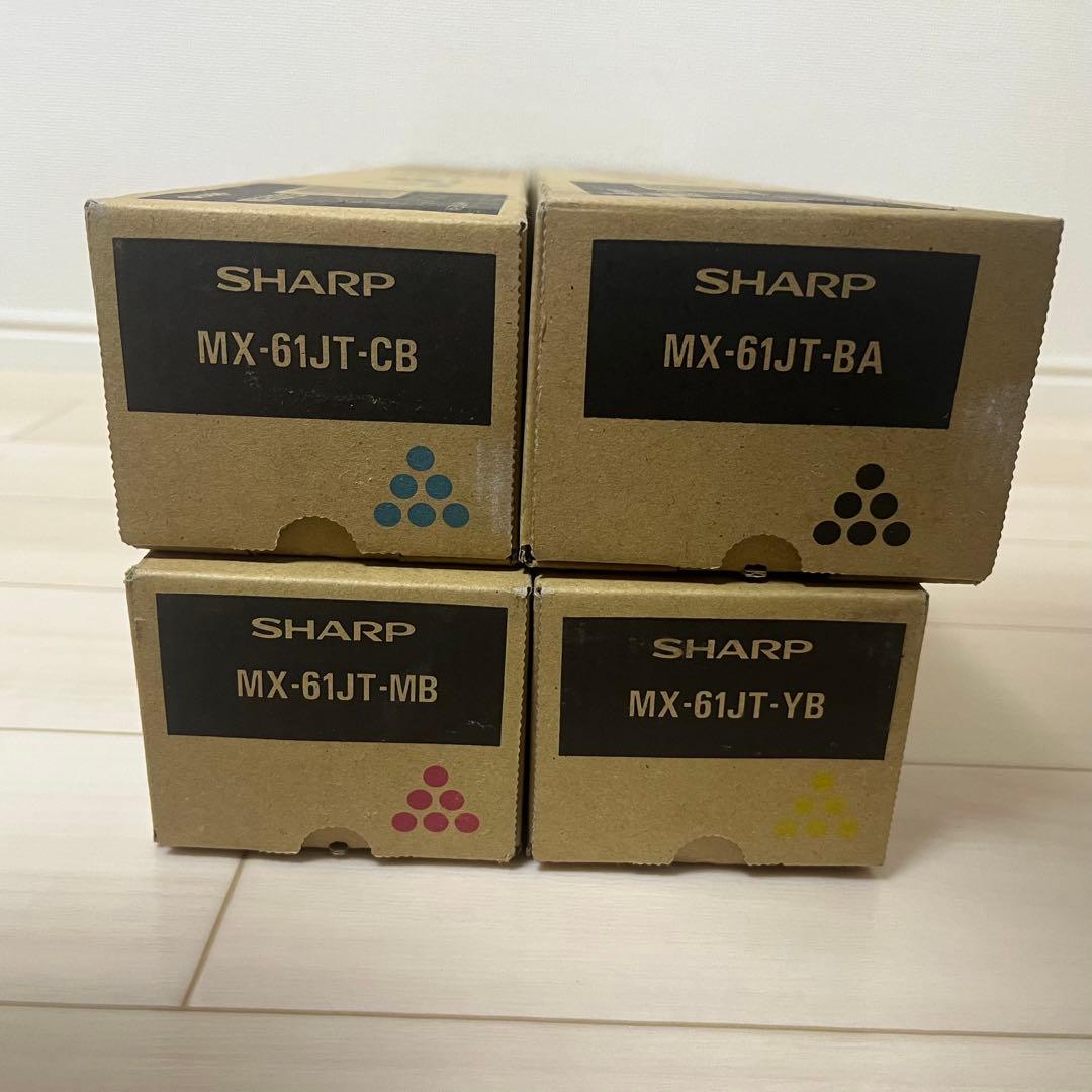 SHARP MX-61JT-BA MB CB YB 計4本セット