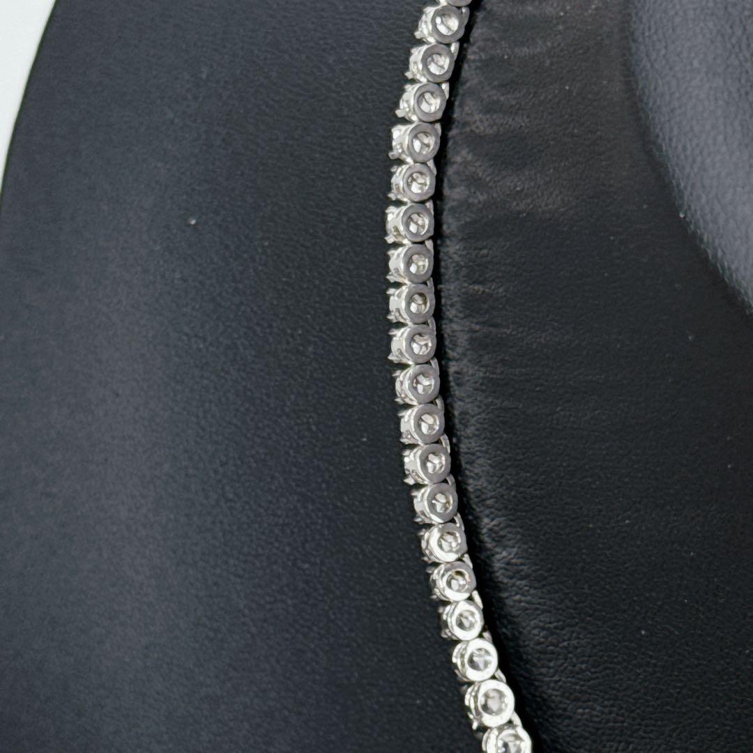 925刻印 テニスネックレス ブレスレット セット シルバー 38g グラデ