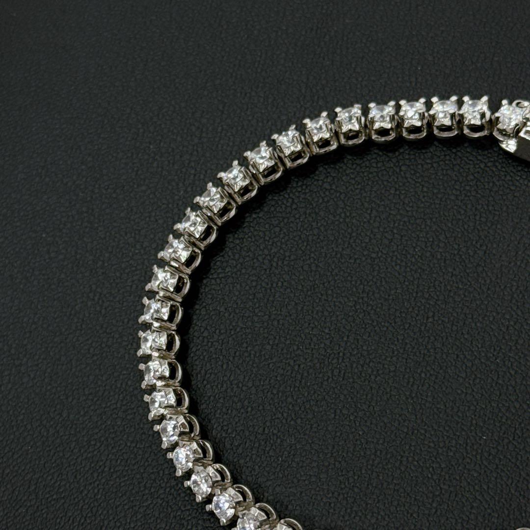 925刻印 テニスネックレス ブレスレット セット シルバー 38g グラデ