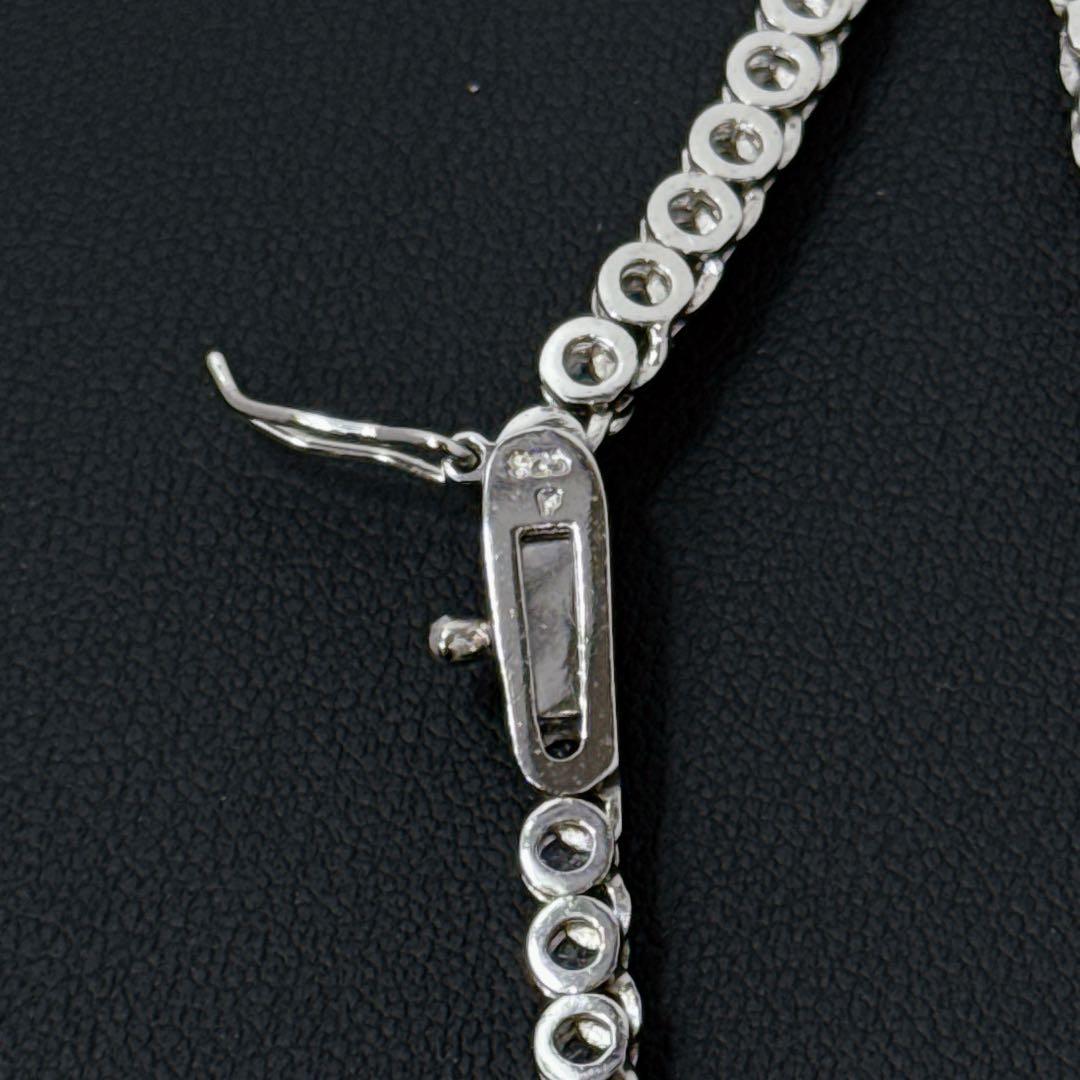 925刻印 テニスネックレス ブレスレット セット シルバー 38g グラデ