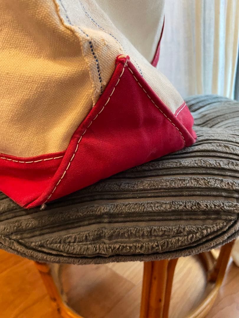 赤Zip XL 80s L.L.Bean BOTE&TOTE ガイドステッチ2本
