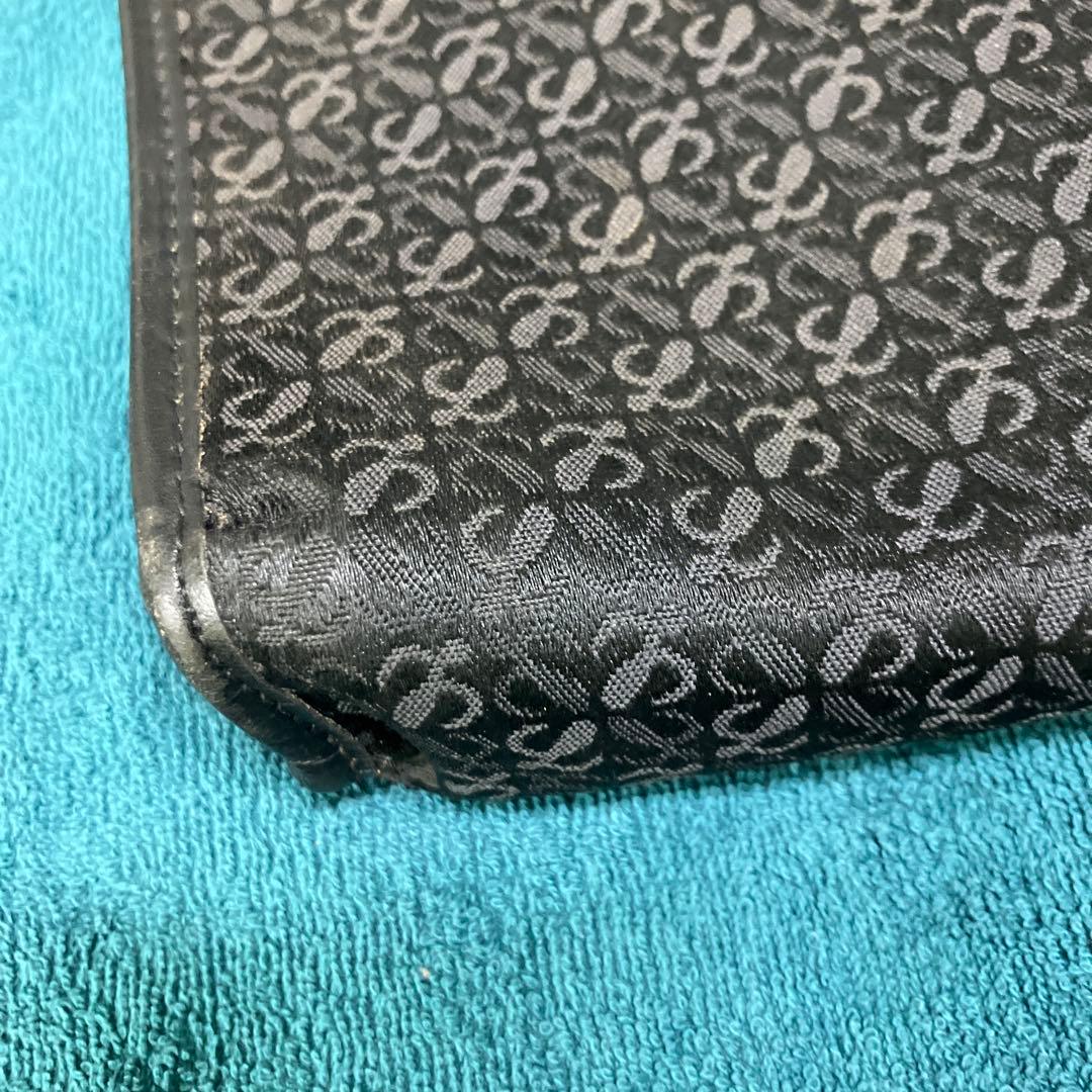 ロエベ　ビジネスバッグ 黒 ロゴ入り