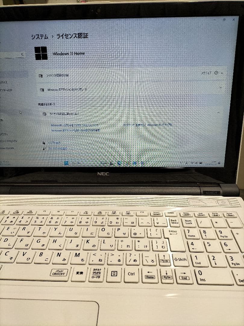 NEC LaVie celeron SSD128 8GB 美品