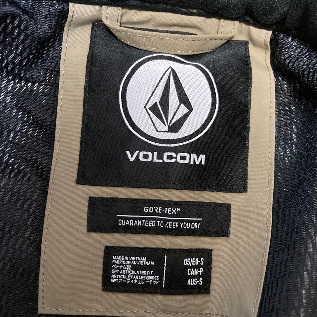 【美品】ボルコム VOLCOMスノーパンツGORE-TEXスノボSメンズベージュ