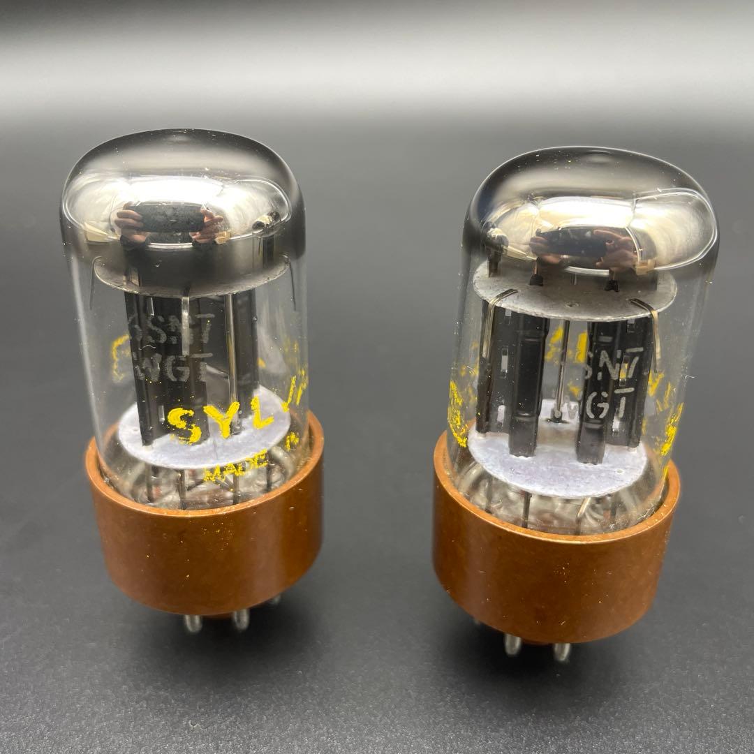 6SN7-WGT SYLVANIA ワンペアセット 真空管 (98)