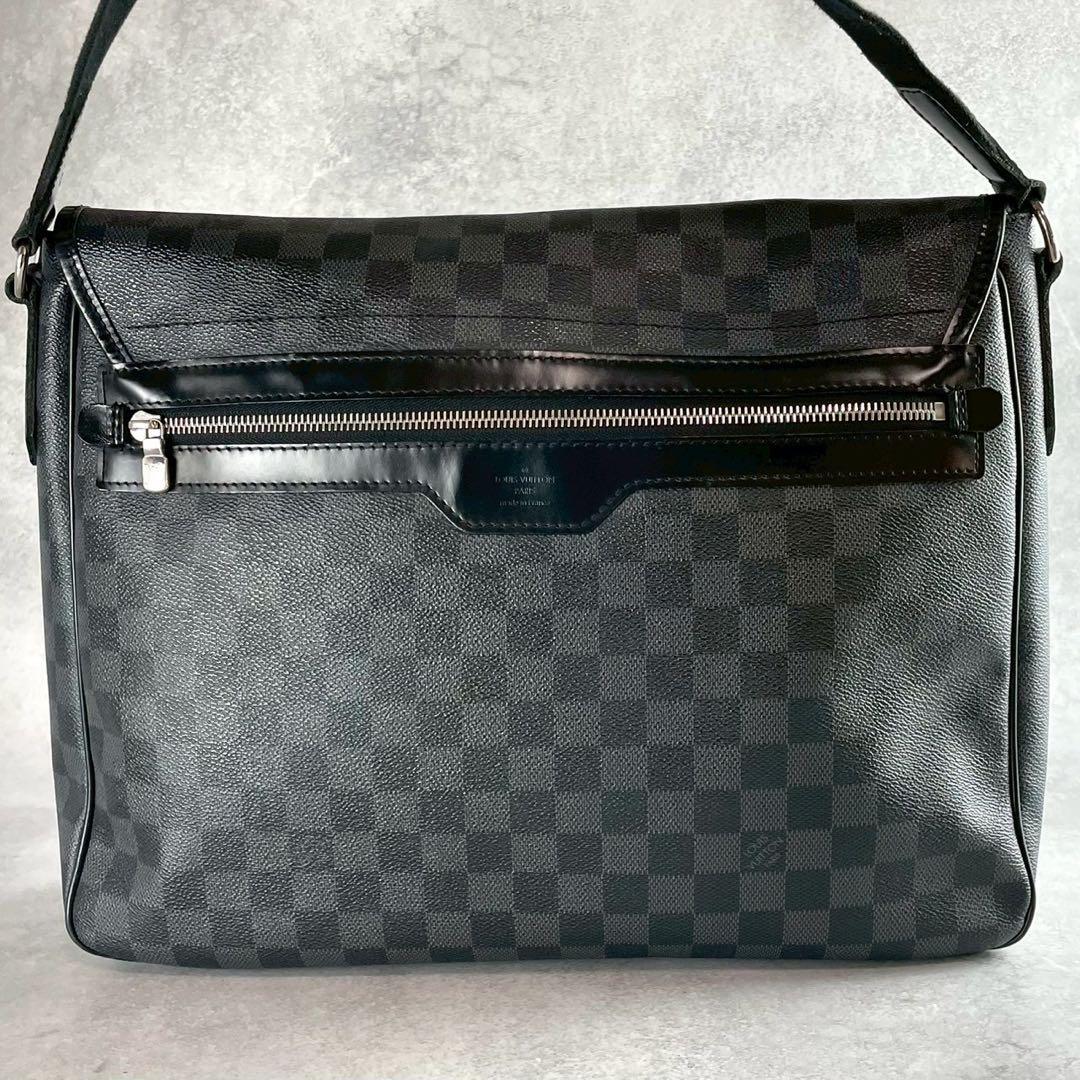 希少　ルイヴィトン　ダミエ　グラフィット　レンツォ　ショルダーバッグ　0200