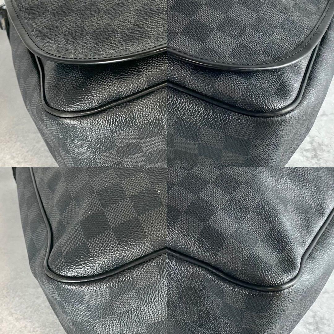 希少　ルイヴィトン　ダミエ　グラフィット　レンツォ　ショルダーバッグ　0200