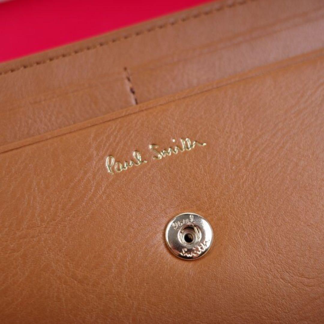 【ポールスミス/Paul Smith】牛革レザー二つ折り長財布ロングウォレット