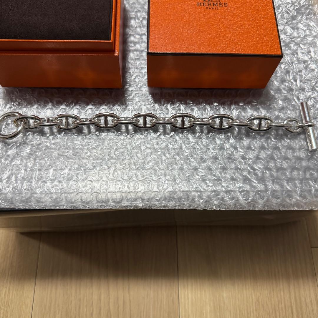 【新品】エルメス シェーヌダンクル ブレスレット TGM 14コマ Hermès