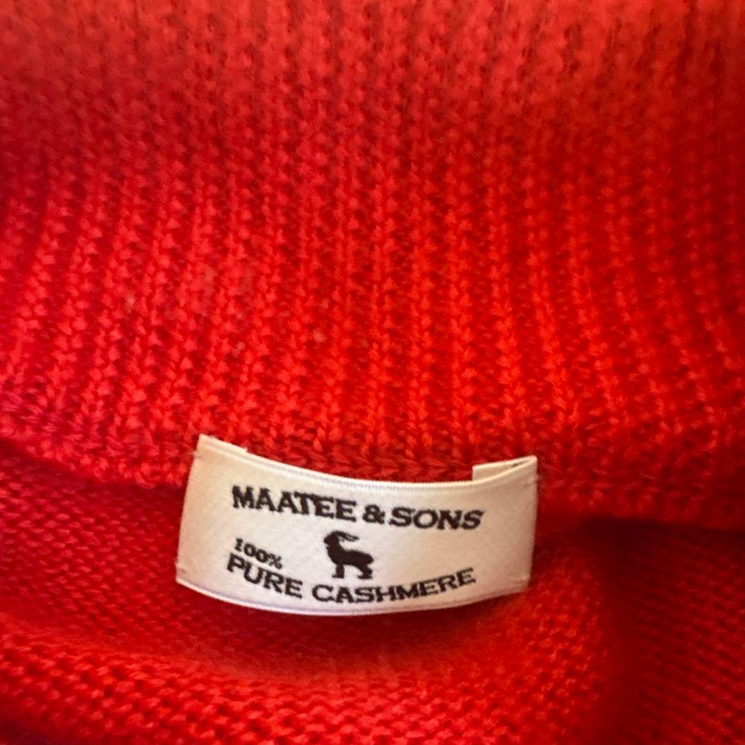 MAATEE&SONS 梳毛CASHMERE多本撚 P/O SWEATER