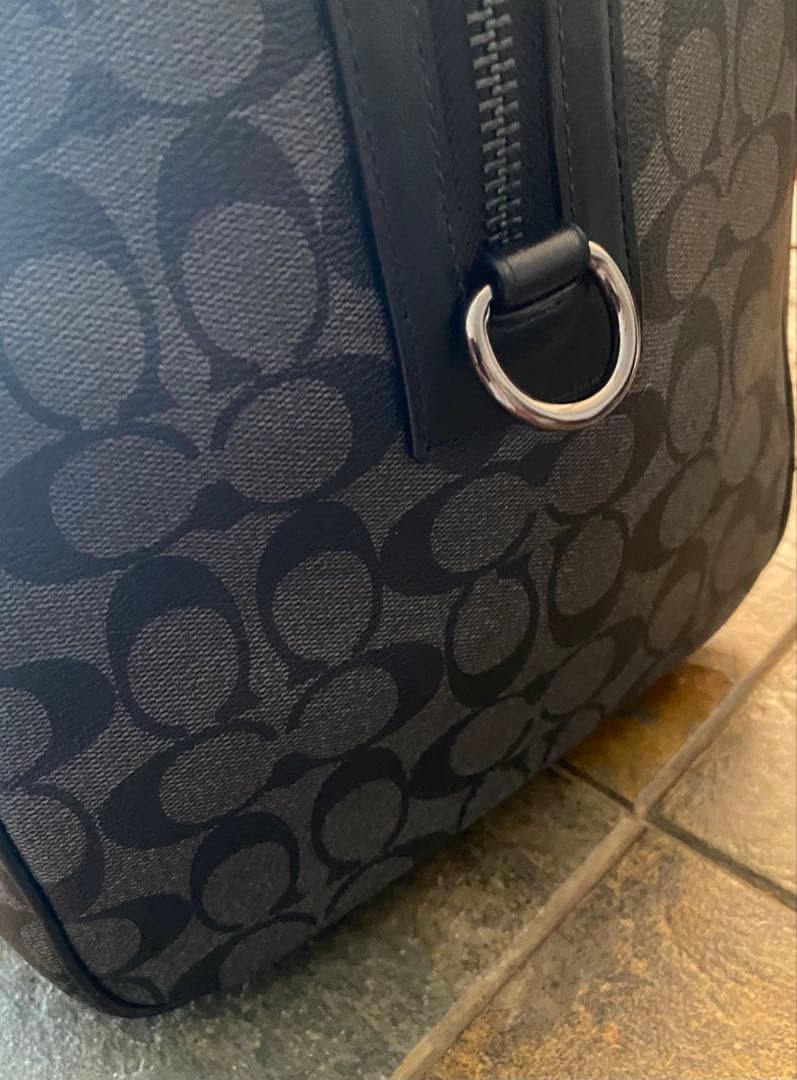 【1回のみ使用】COACH シグネチャー ボストンバッグ 大容量 トラベル仕様