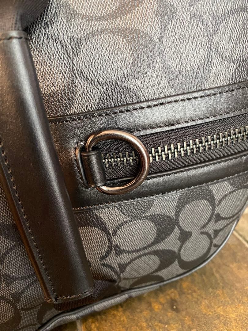 【1回のみ使用】COACH シグネチャー ボストンバッグ 大容量 トラベル仕様