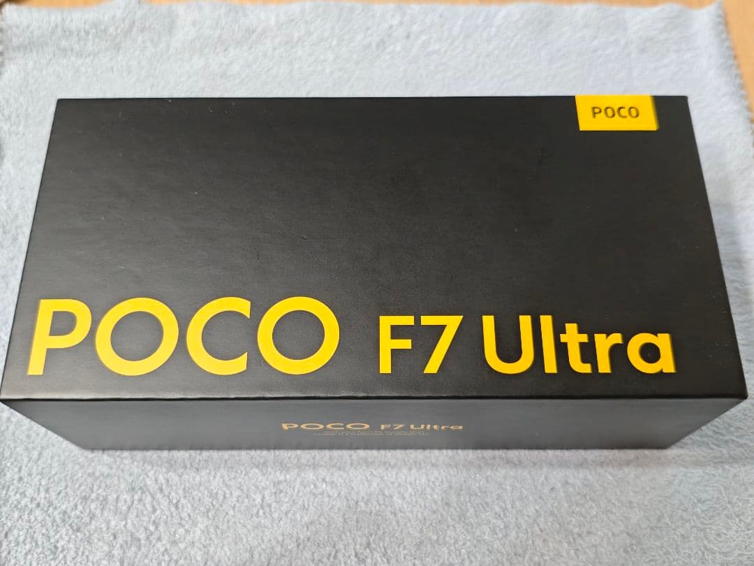 POCO F7 Ultra ブラック 12GB RAM 256GB ROM