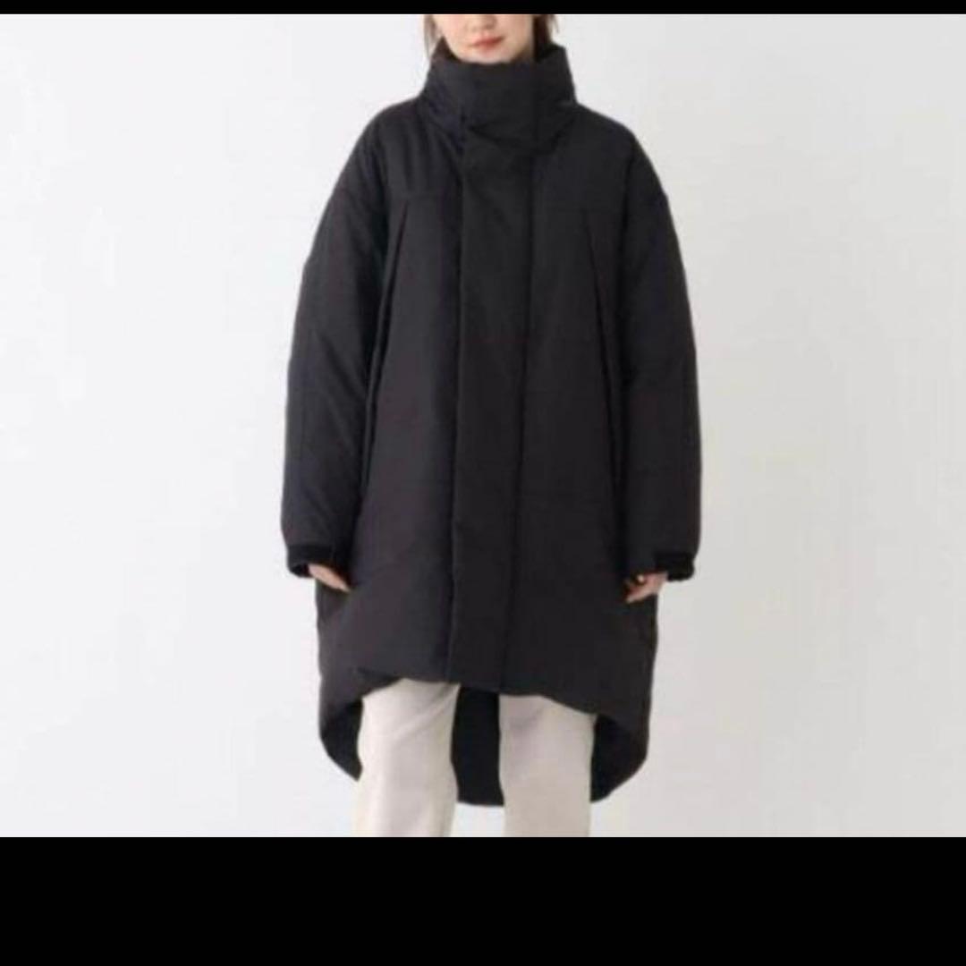 【美品】OPAQUE.CLIP　　ミュラーダウン モンスターコート　ブラック