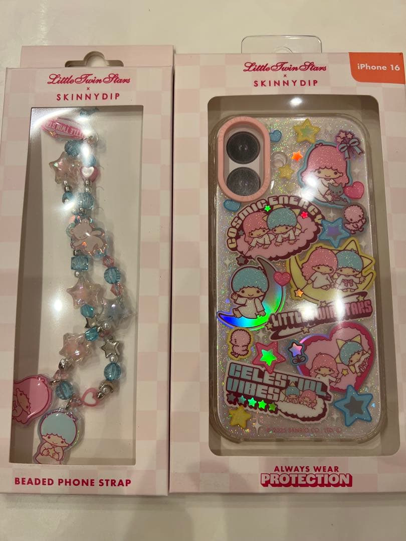 リトルツインスターズ SKINNY DIP 携帯ケース　iPhone16