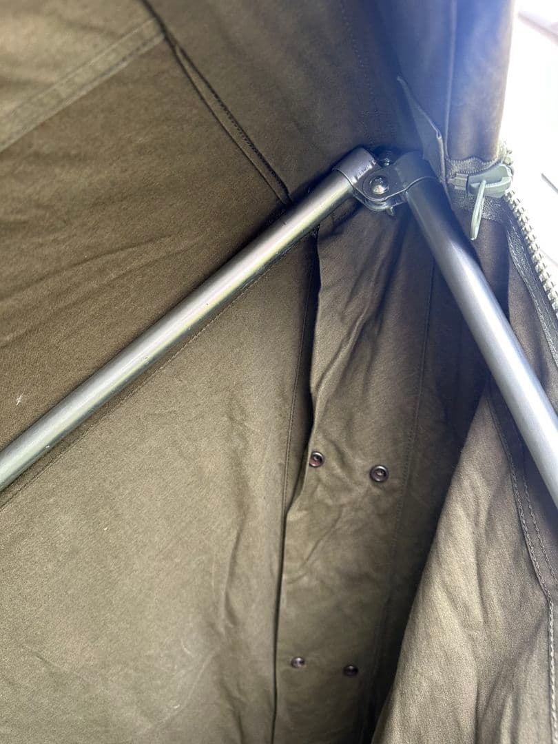 USパップテント２枚 1枚ジッパー加工済み　　軍幕