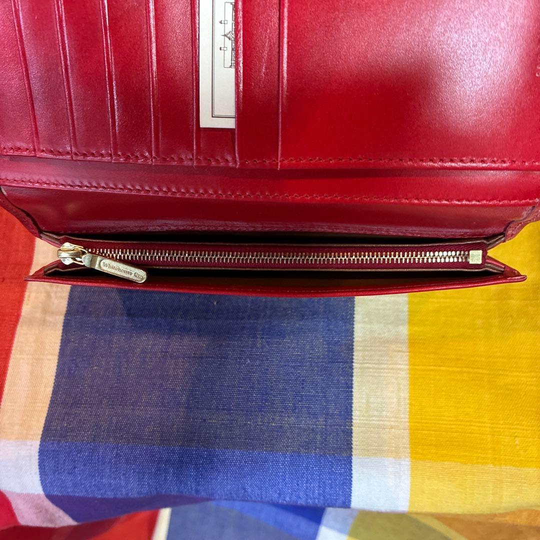 【Whitehouse Cox】ブライダルレザー長財布